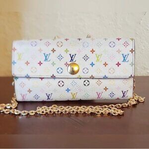 Louis Vuitton Sarah multicolor monogram wallet